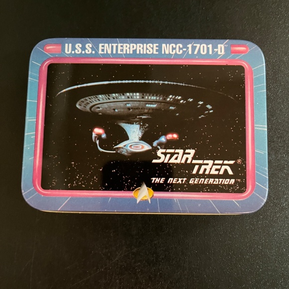 Star Trek: The Next Generation Double Deck Playing Card Set in Tin & Orig. Box - Picture 12 of 16
